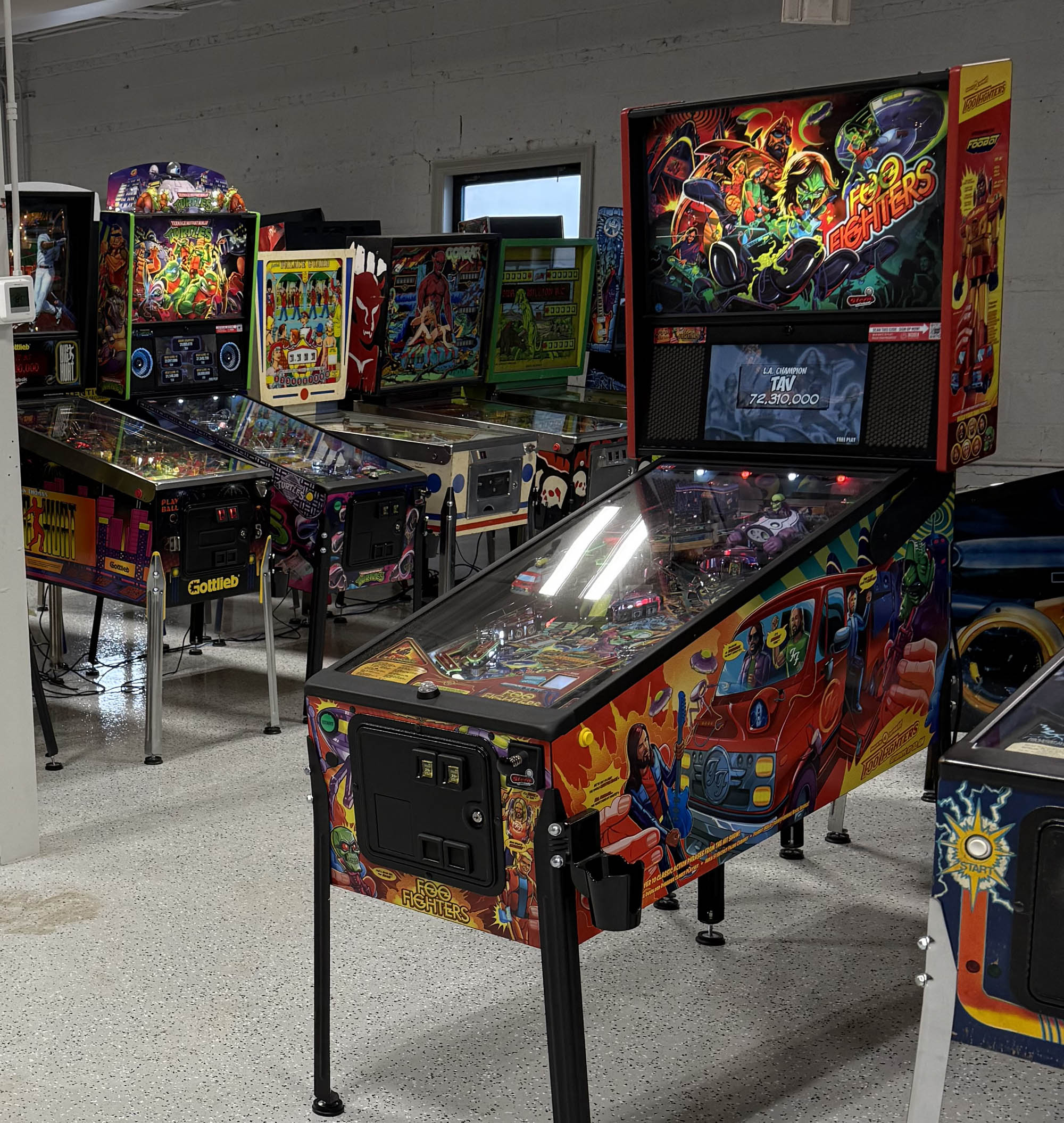 Games in a row at Pinball Capital